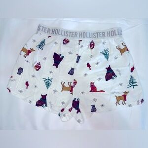 Hollister Christmas sleep shorts. Women’s size small